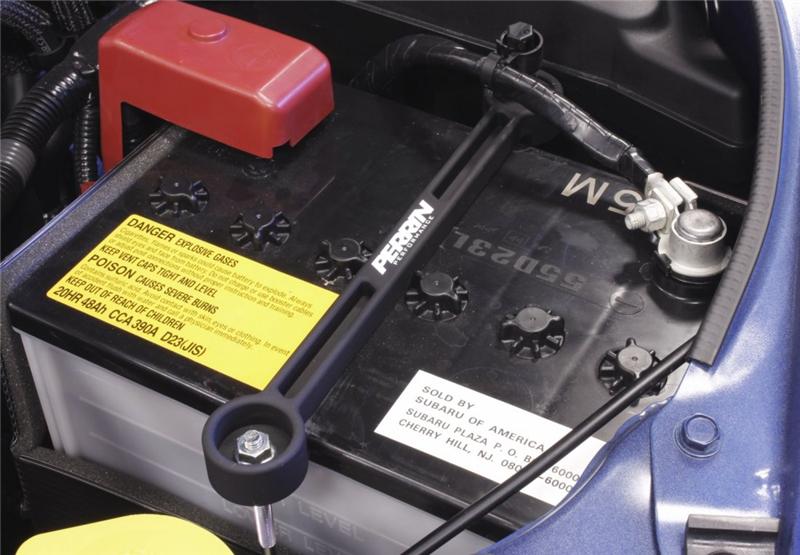 PERRIN 02-26 Subaru Impreza/WRX/STI & 13-26 Crosstrek/BRZ/FR-S/GR86/GR86 Battery Tie Down - Black