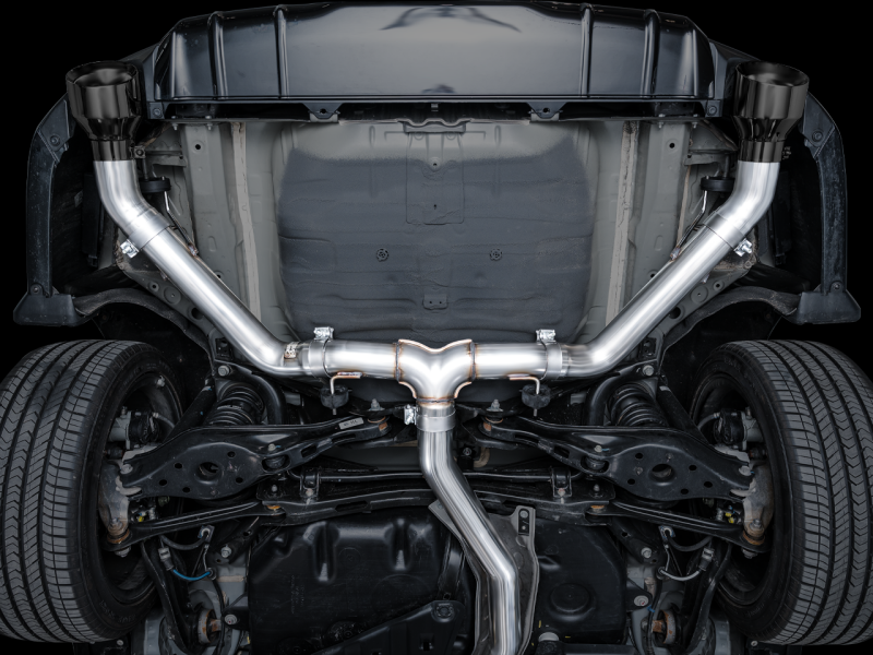 AWE Tuning 22+ Honda Civic Si/Acura Integra Track Edition Cat-Back Exhaust - Dual Diamond Black Tips