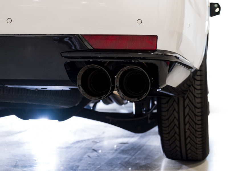 AWE Tuning 2021+ Cadillac Escalade 6.2L ESV 0FG Dual Exit Exhaust System w/ 5in Diamond Blk Tips