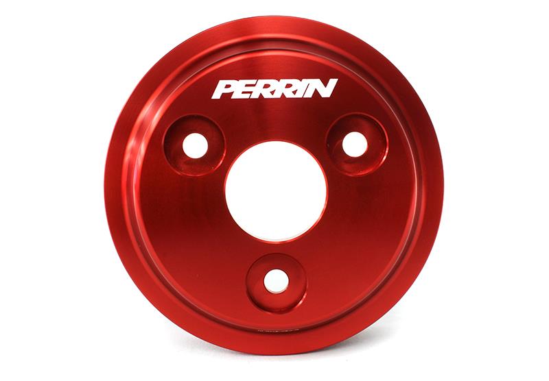 PERRIN 15-21 Subaru WRX / 18-20 Crosstrek / 14-18 FXT Lightweight Water Pump Pulley - Red