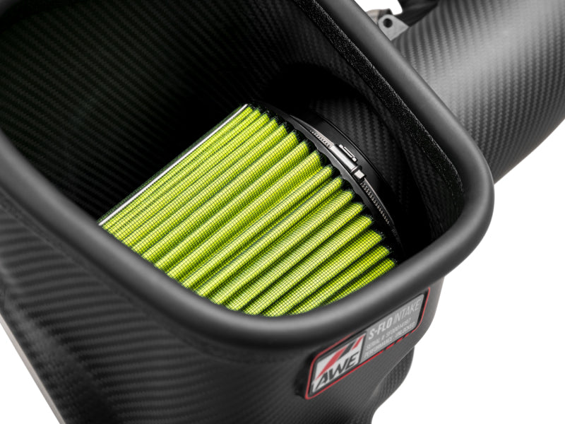 AWE Tuning 24-26 Ford S650 Mustang GT/Dark Horse S-FLO Carbon Intake