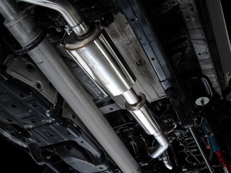 AWE Tuning Exhaust for 4th Gen Toyota Tacoma Dual Diamond Black Tips