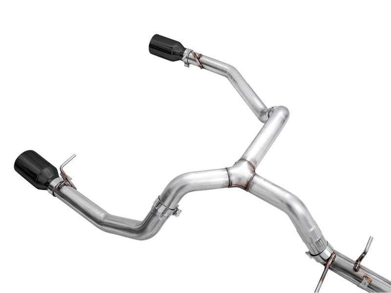 AWE Tuning 4th Gen GM 1500 5.3L 0FG Cat-Back Split Rear Exit (Flat Bumper) - Dual Diamond Tips