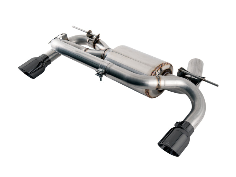 AWE Tuning BMW F3X 340i Touring Edition Axle-Back Exhaust - Diamond Black Tips (102mm)