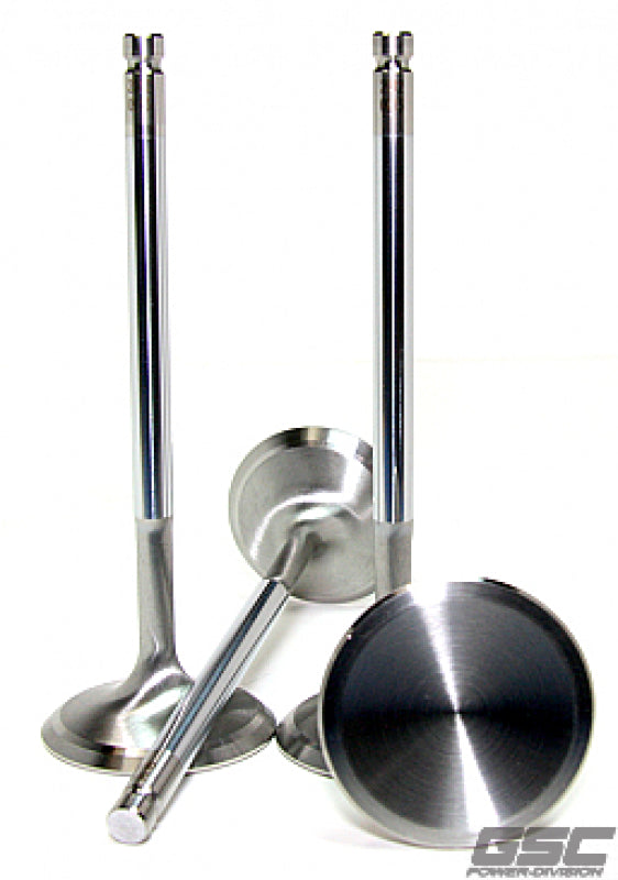GSC P-D 2022+ Subaru FA24F 29mm Head STD 96.5mm Long 23-8N Chrome Polished Exhaust Valve - Set of 8