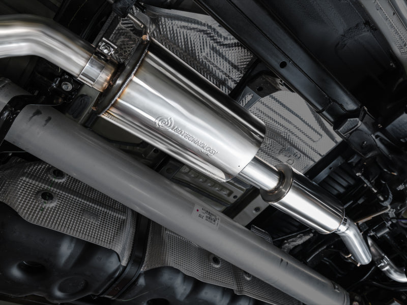 AWE Tuning 0FG Exhaust for 3rd Gen Toyota Tundra - Dual Diamond Black Tips