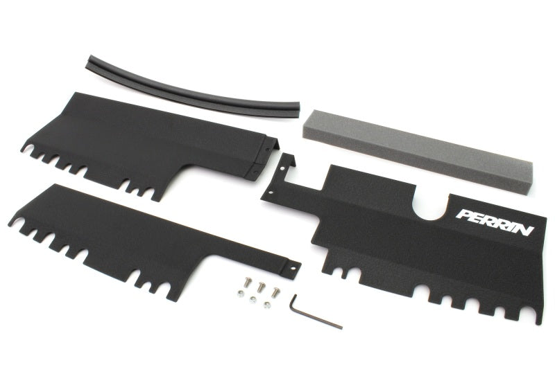 PERRIN 15-21 Subaru WRX/STI Radiator Shroud (With/Without OEM Intake Scoop) - Black
