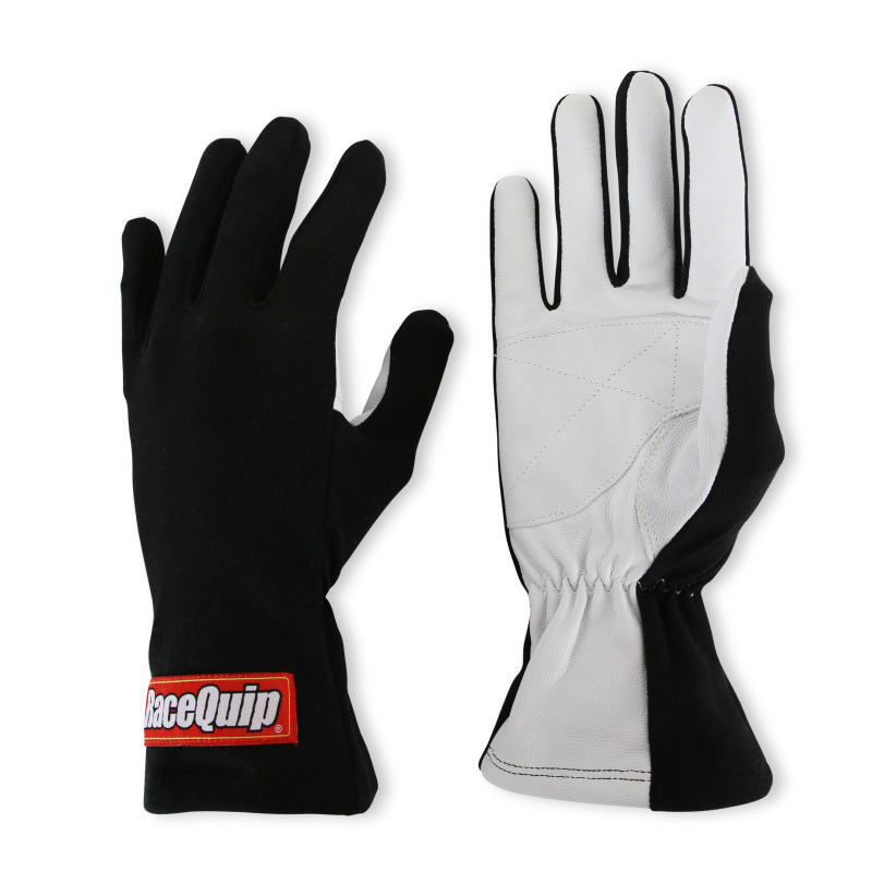 RaceQuip Black Basic Race Glove - Large