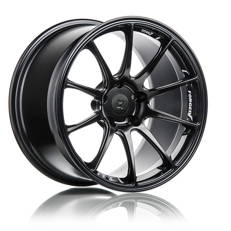 TITAN 7 WHEELS T-R10 18x9.0 5-108 +38ET (MACHINE BLACK)