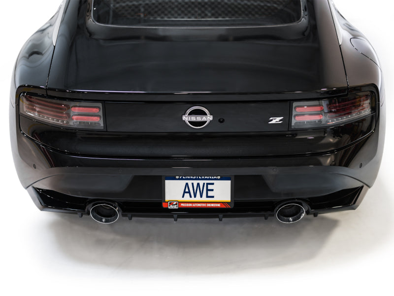 AWE Tuning 2023 Nissan Z RZ34 RWD Track Edition Cat-Back Exhaust System w/ Chrome Silver Tips