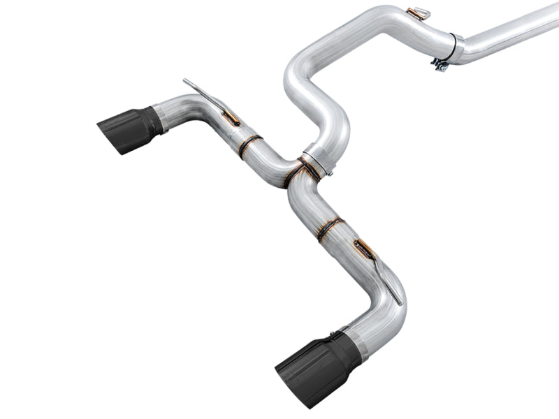 AWE Tuning Ford Focus RS Track Edition Cat-Back Exhaust - Diamond Black Tips