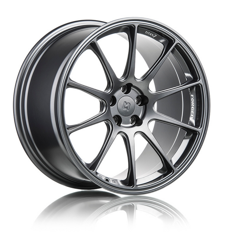 TITAN 7 WHEELS T-R10 18x9.0 5-108 +38ET (SATIN TITANIUM)