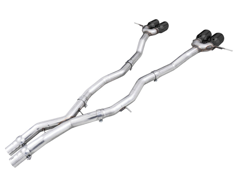 AWE Tuning Track Edition Cat-Back Exhaust for BMW G8X M3/M4 - Diamond Black Tips