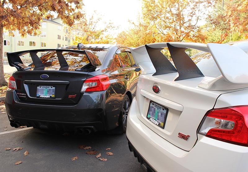 PERRIN 15-21 Subaru STI Wing Stabilizer - Black