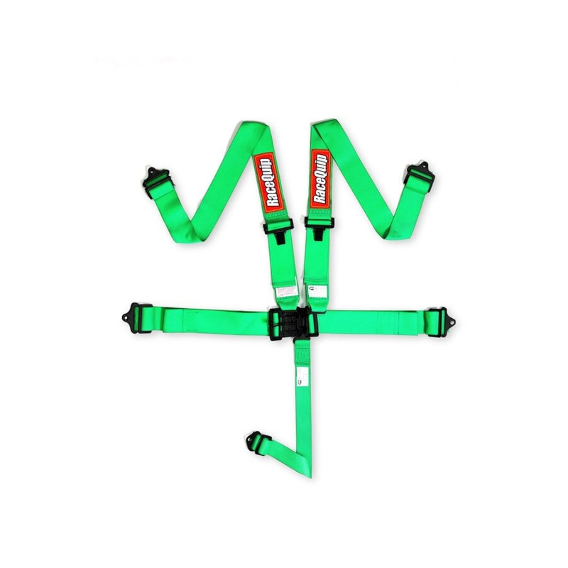 RaceQuip Green L & L 5pt Seat Belt