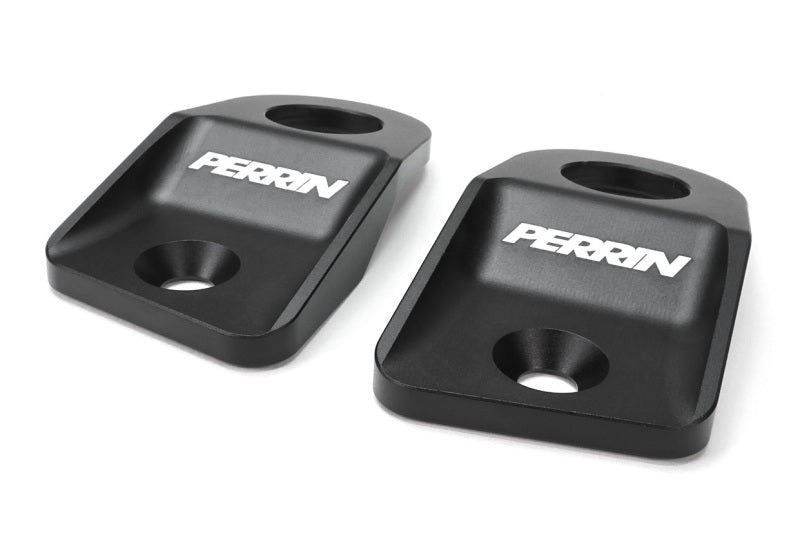 PERRIN 15-21 Subaru WRX/STI / 13-17 Crosstrek / 12-16 Impreza Upper Radiator Bracket Set - Black