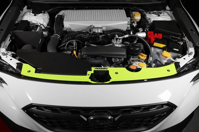 PERRIN 22-26 Subaru WRX Radiator Shroud - Neon Yellow
