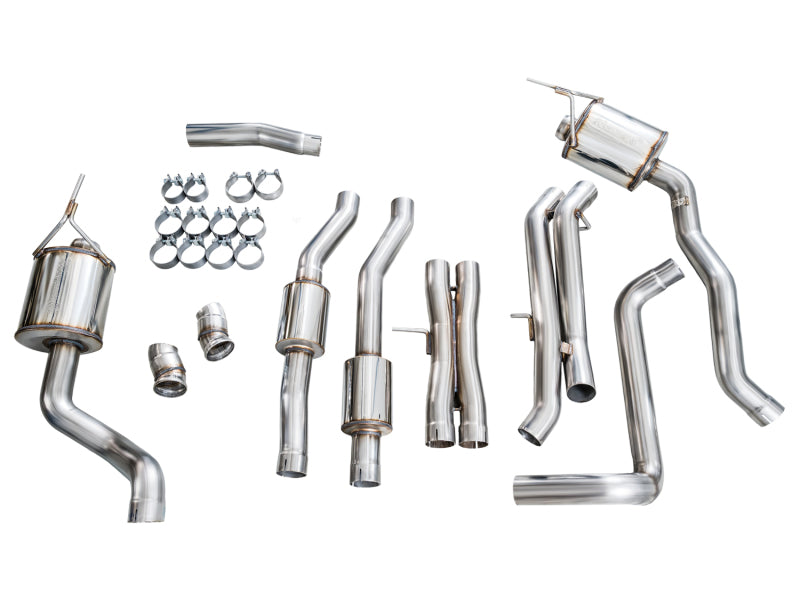 AWE Tuning 2021+ Cadillac Escalade 6.2L 0FG Dual Exit Exhaust System (Reuses OE Tips)