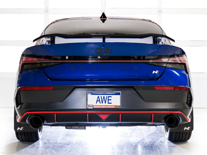 AWE Tuning 22-26 Hyundai Elantra N SwitchPath Cat-Back Exhaust - Diamond Black Tips