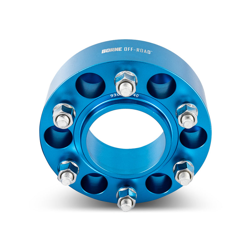 Mishimoto Wheel Spacers - 6x139.7 - 77.8 CB - 38.1mm - Blue