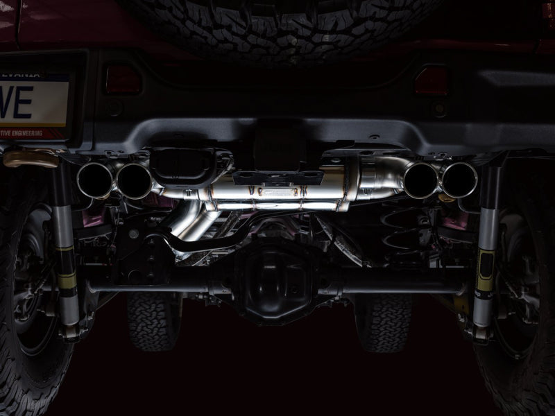 AWE Tuning 21+ Wrangler 392 Switchpath Cat-Back Exhaust- Quad BashGuards