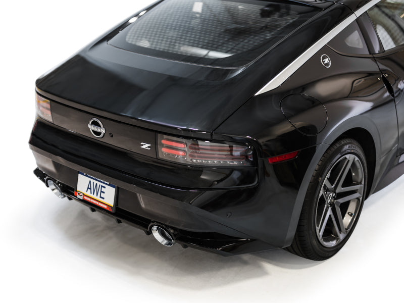 AWE Tuning 2023 Nissan Z RZ34 RWD Track Edition Cat-Back Exhaust System w/ Chrome Silver Tips