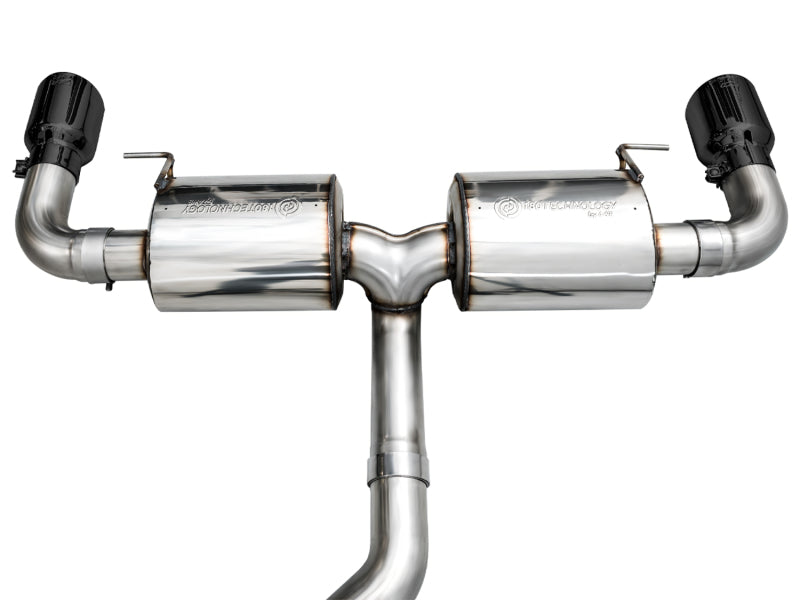 AWE 19-23 BMW 330i / 21-23 BMW 430i Base G2X Touring (Excl. Conv) Axle-Back Exhaust - Diamond Black