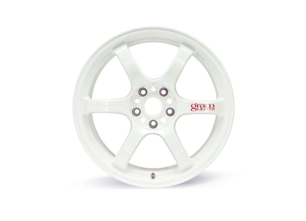 RAYS WHEELS 57DR 17x9.0 5-114.3 +38ET (CERAMIC PEARL WHITE) (CPP)