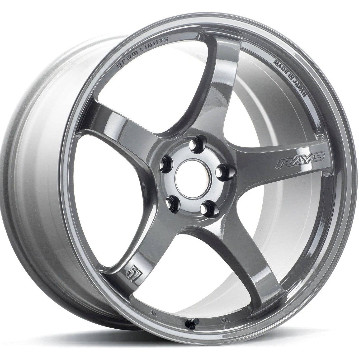 RAYS WHEELS 57CR 18x9.5 5-114.3 +38ET (ARMS GRAY / GLOSSY GRAY) (AG)