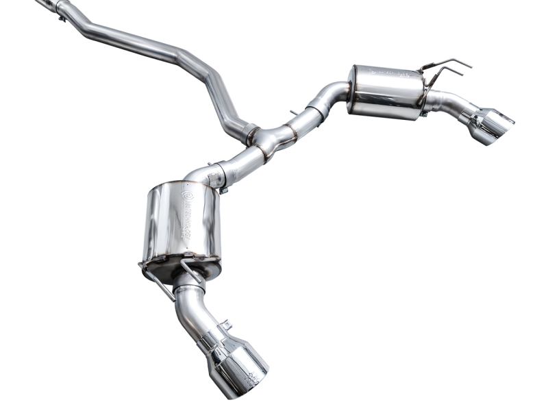 AWE Tuning 22+ Honda Civic Si/Acura Integra Touring Edition Catback Exhaust - Dual Chrome Silver Tip