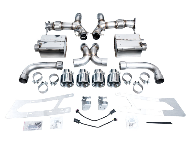 AWE Tuning 23-25 Chevrolet C8 Corvette Z06 5.5L SwitchPath Exhaust System - Chrome Silver Tips