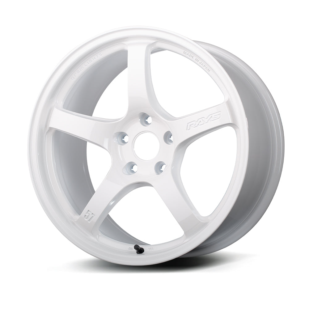RAYS WHEELS 57CR 15x8.0 4-100 +35ET (CERAMIC WHITE)
