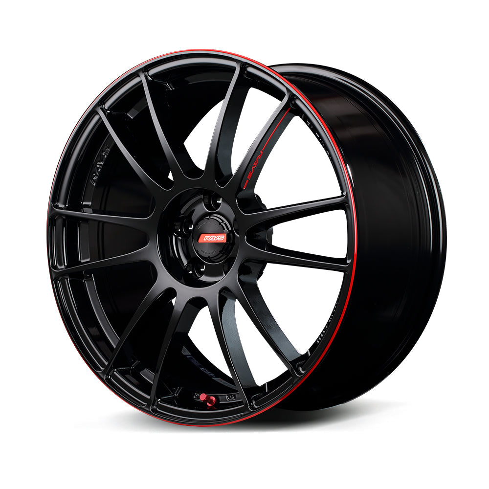 RAYS WHEELS 57XTREME 18x8.5 5-108 +38ET (SEMI GLOSS BLACK) (SB)