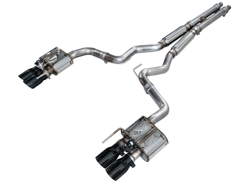 AWE Tuning 18-23 S550 Mustang GT SwitchPath Exhaust - Diamond Black Tips