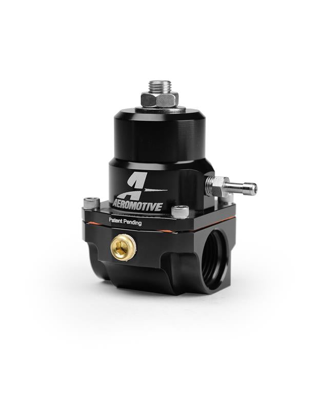 Aeromotive Adjustable Regulator Billet EFI Bypass - (2) -6 Inlets/(1) -6 Return - Black