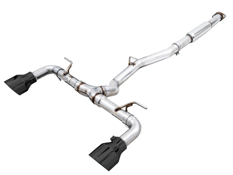 AWE Tuning Subaru BRZ / Toyota GR86 / Toyota 86 Track Edition Cat-Back Exhaust- Diamond Black Tips
