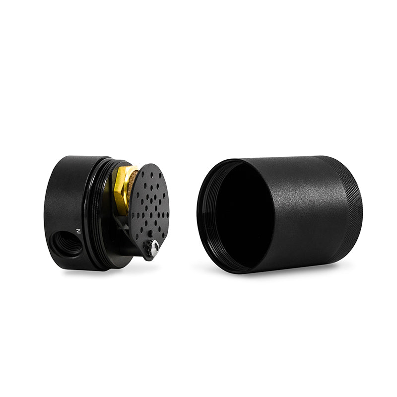 Mishimoto 2015+ Ford Mustang EcoBoost Baffled Oil Catch Can Kit - Black