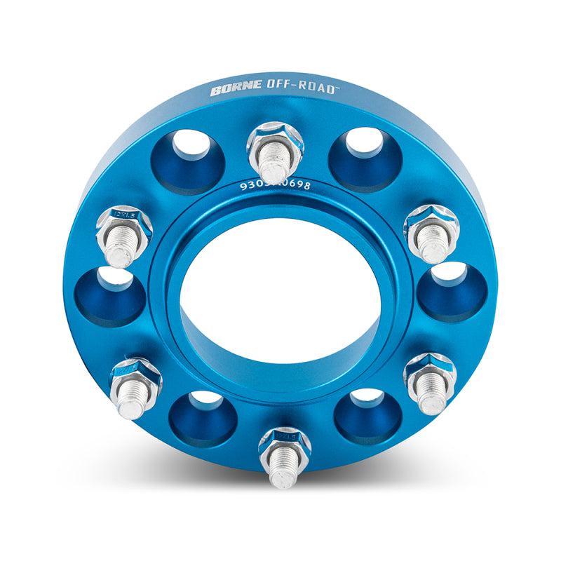 Mishimoto Wheel Spacers - 6x139.7 - 78.1 - 25mm - M14x1.5 - Blue