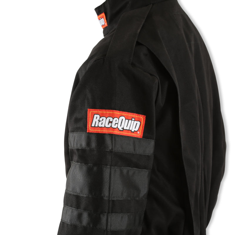 RaceQuip Black SFI-1 1-L Suit - Medium
