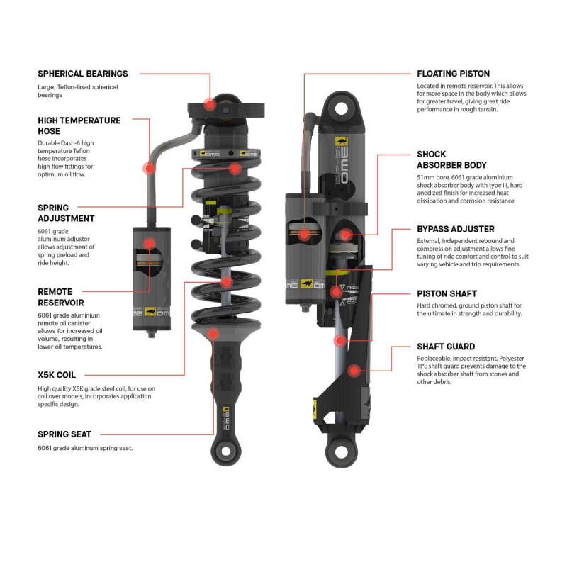ARB OME 2025+ Toyota 4Runner BP-51 Shock Absorber