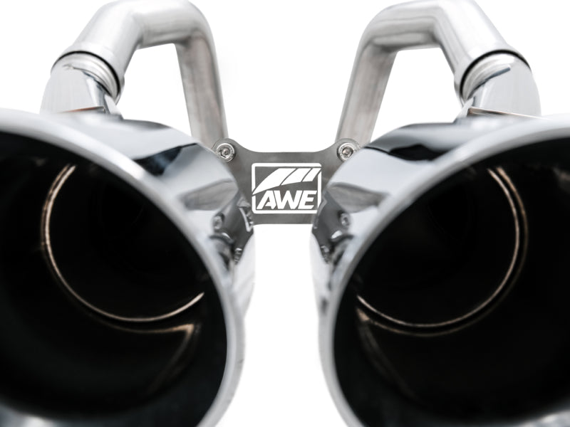 AWE Tuning 14-19 Chevy Corvette C7 Z06/ZR1 (w/AFM) Track Edition Axle-Back Exhaust w/Chrome Tips