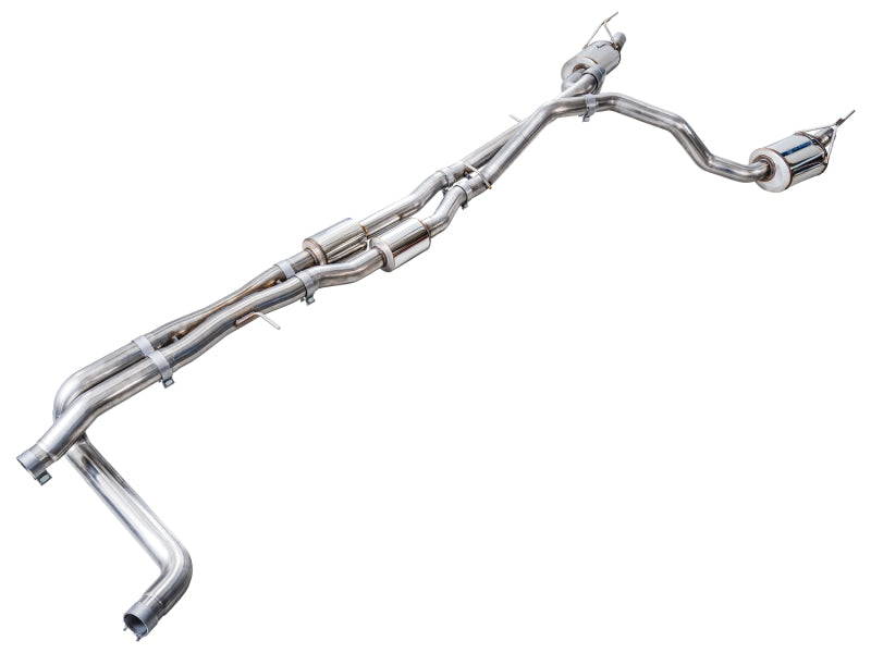 AWE Tuning 2021+ Cadillac Escalade 6.2L 0FG Dual Exit Exhaust System (Reuses OE Tips)