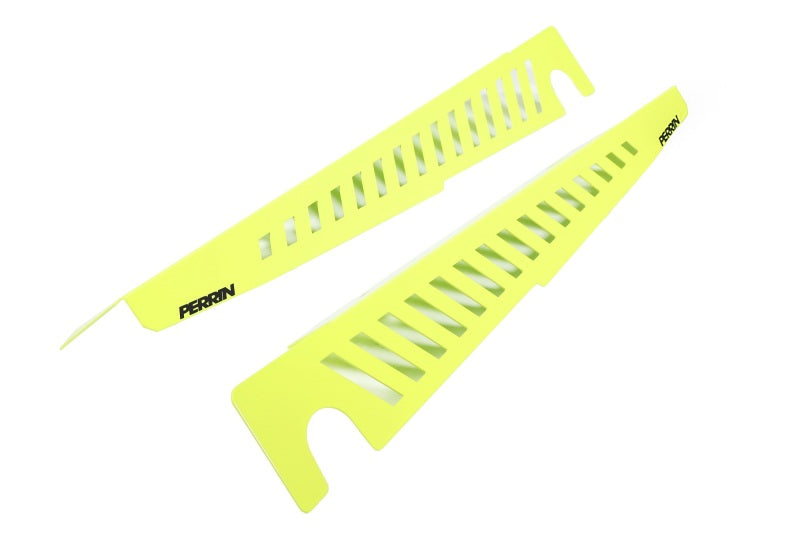 PERRIN 22-26 Subaru WRX Fender Shroud Set - Neon Yellow