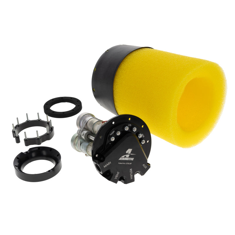 Aeromotive Fuel Pump - Phantom Trifekta Universal In-Tank - 450lph - 6-10in Depth