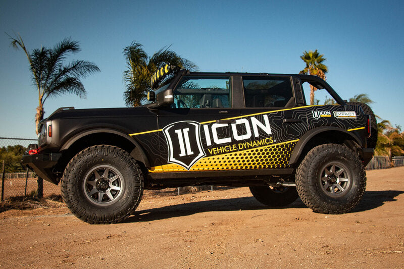 ICON 2021+ Ford Bronco Tubular Rear Upper Adj Link Kit