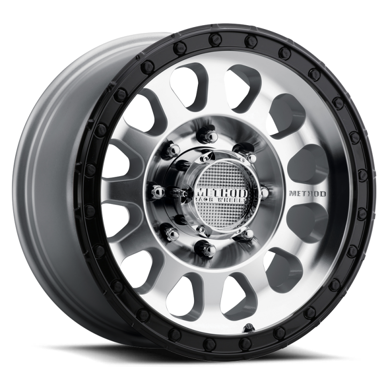 Method MR315 18x9 +18mm Offset 8x180 130.81mm CB Machined Wheel - Gloss Black Lip