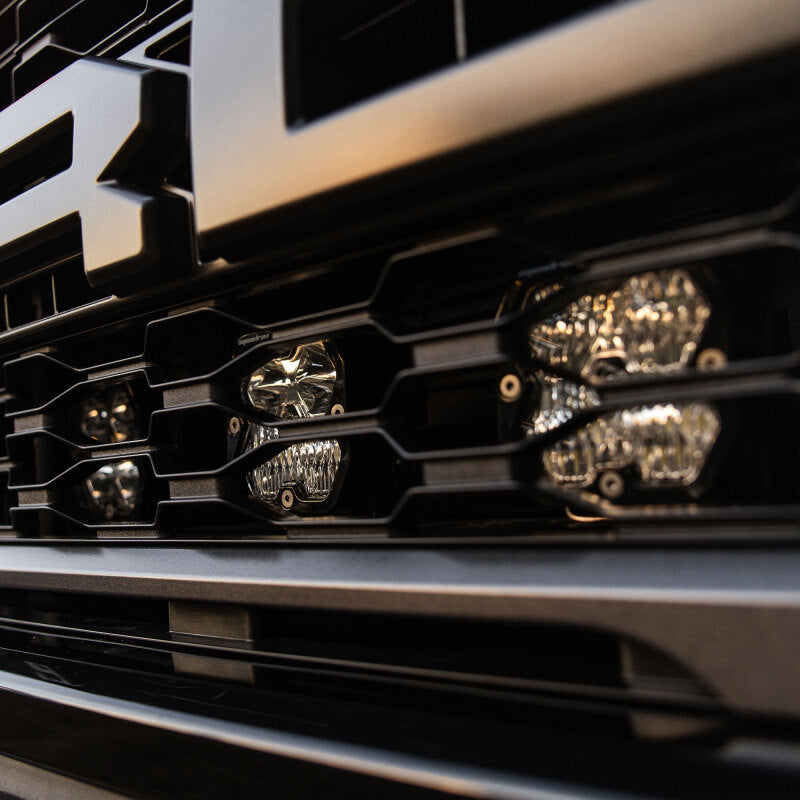 Baja Designs 2021+ Ford Raptor (Incl. 2024 R/37) Squadron Sport 2.0 Behind Grille Kit (MP) - Clear
