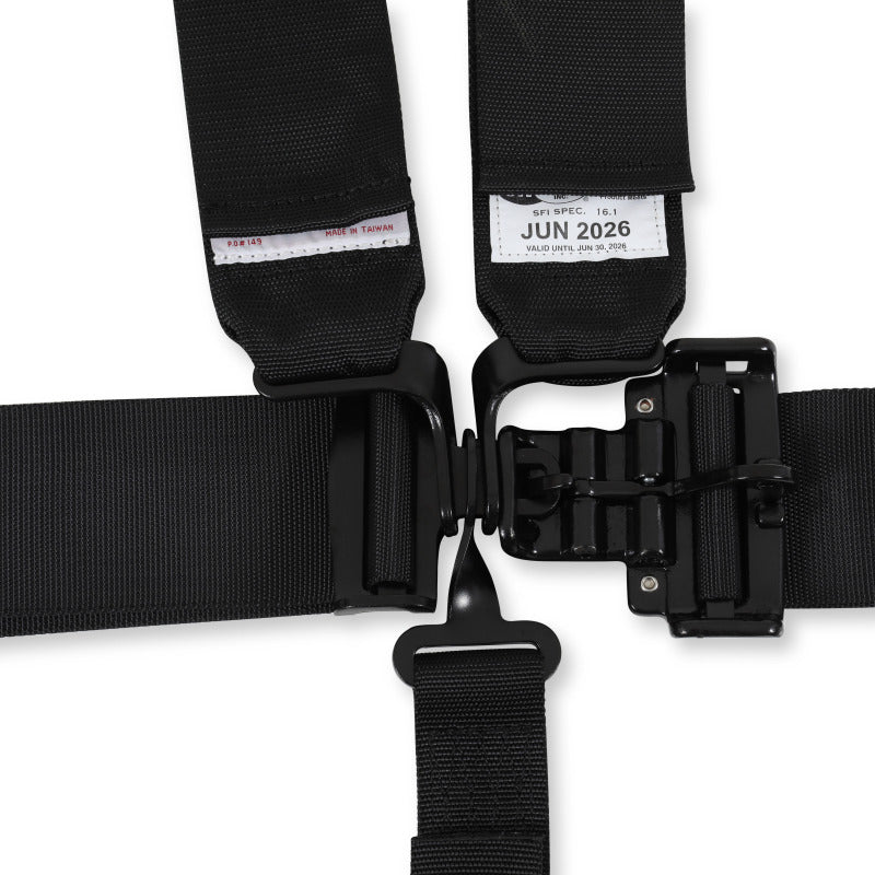 RaceQuip Black L & L 5pt Seat Belt