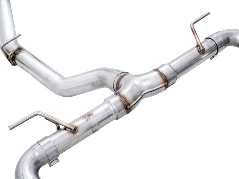 AWE Tuning Subaru BRZ/ Toyota GR86/ Toyota 86 Track Edition Cat-Back Exhaust- Chrome Silver Tips