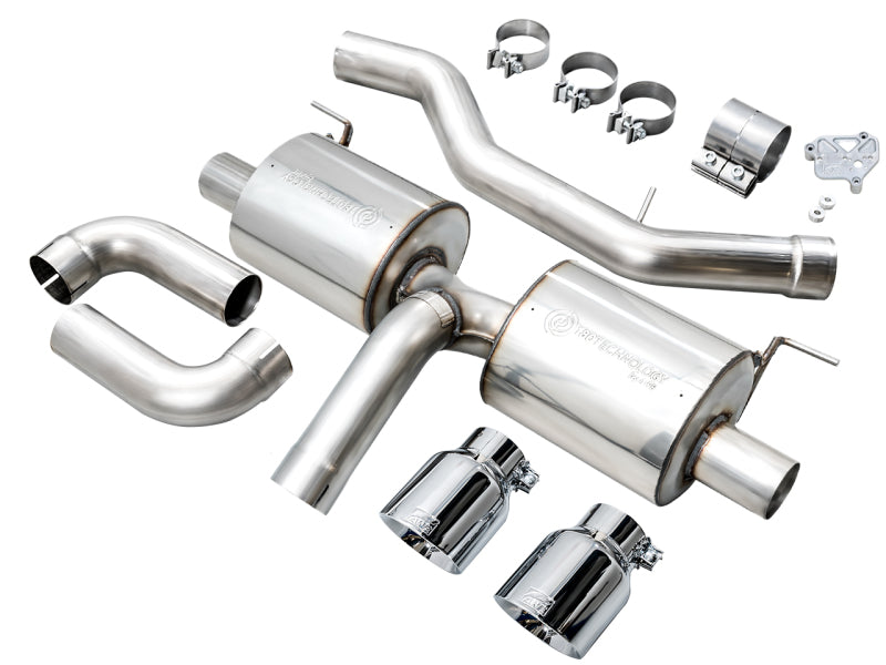 AWE Tuning 19-23 BMW 330i / 21-23 BMW 430i Base G2X Touring Axle-Back Exhaust - Chrome Silver